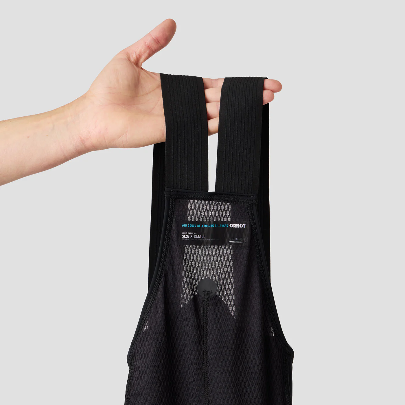 Men's Cargo Bib Short - Black - Image 3