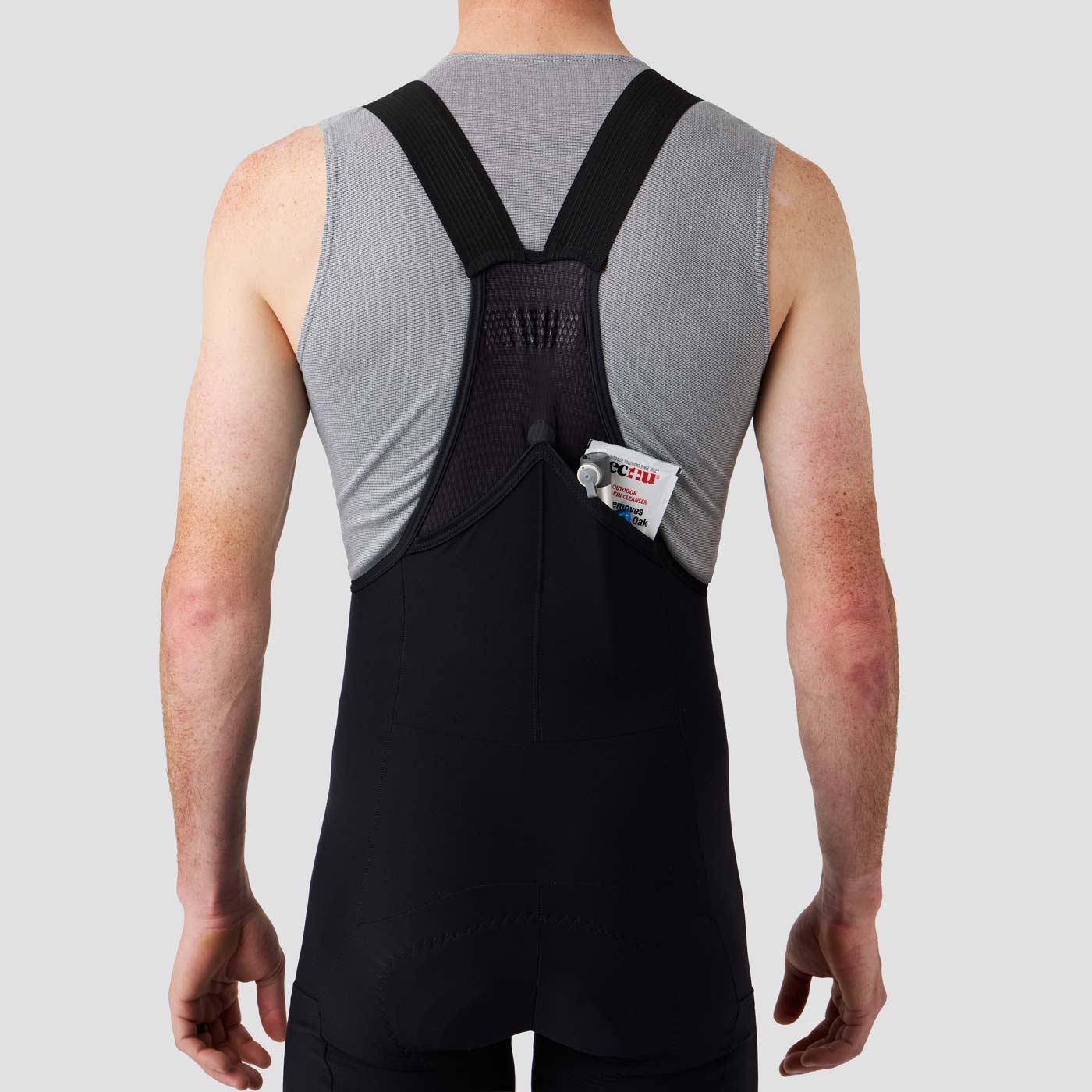 Men's Cargo Bib Short - Black - Image 5