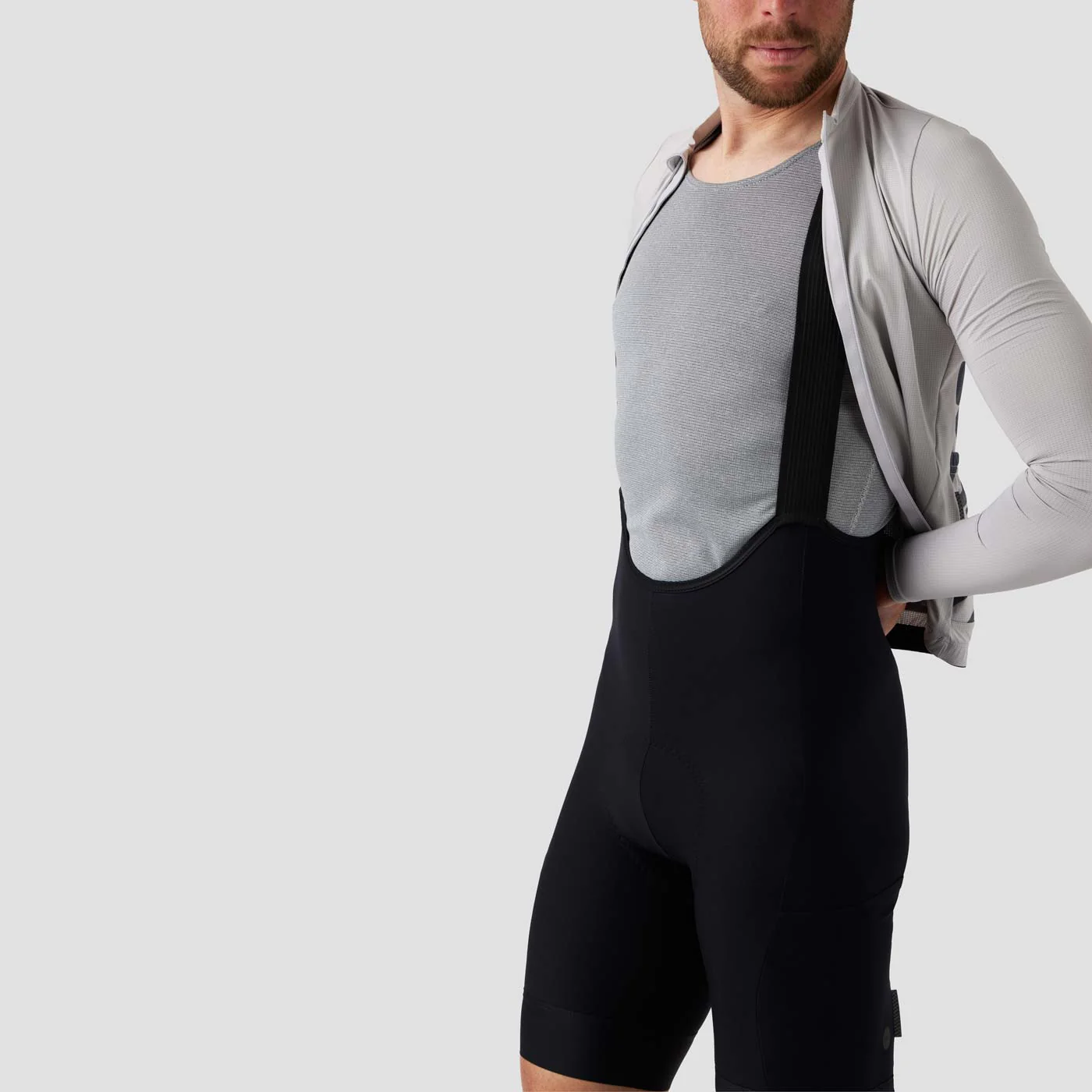 Men's Cargo Bib Short - Black - Image 6