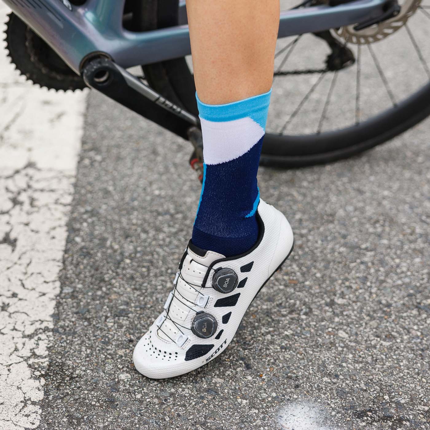 Intersection Sock - Blue - Image 5