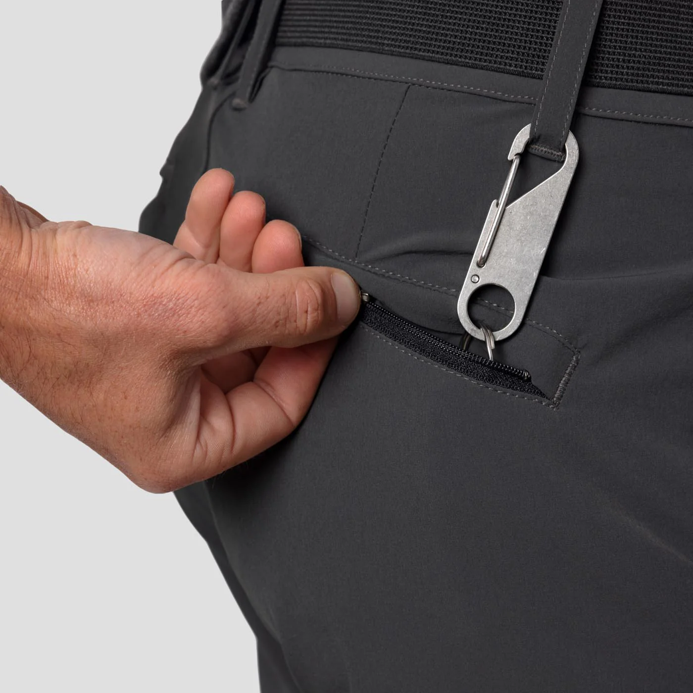 Men's Lightweight Mission Short - Slate - Image 3