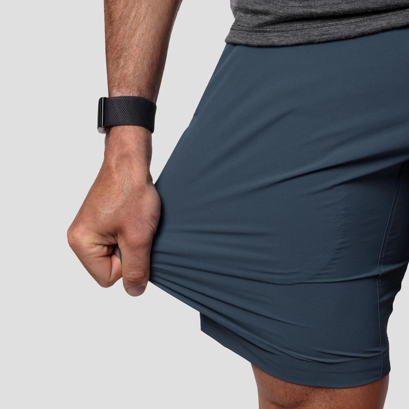 Men's Lightweight Mission Short - Stone Blue - Image 5