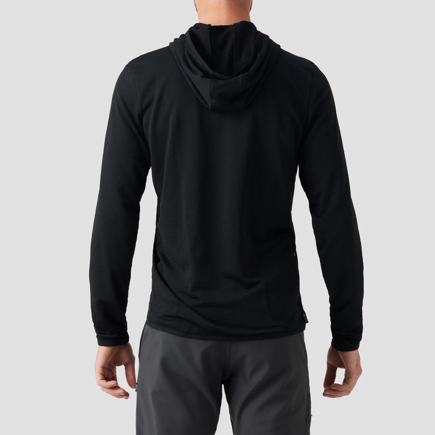 Men's Bodega Hooded Pullover - Black - Image 4