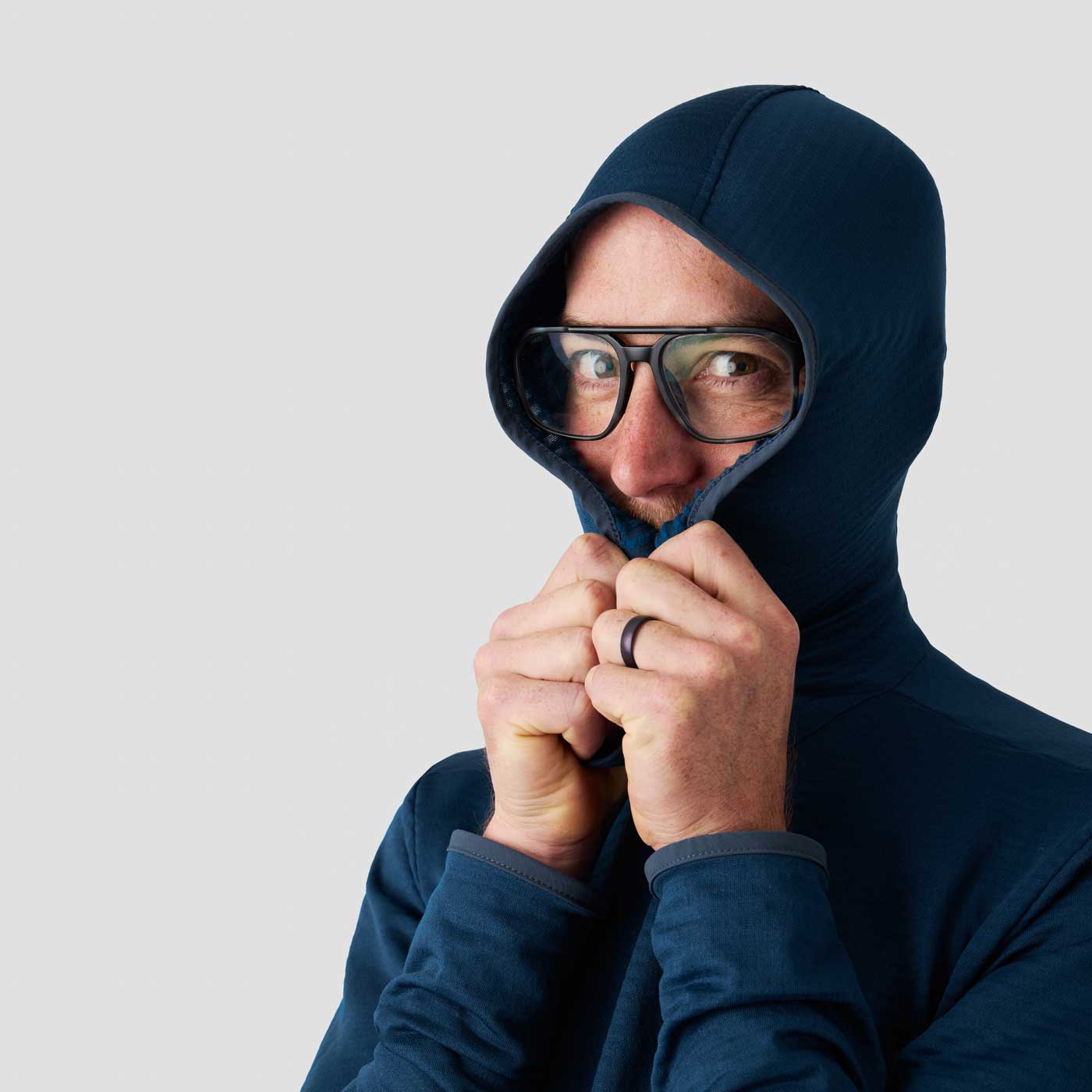 Men's Bodega Hooded Pullover - Deep Blue Sea - Image 6