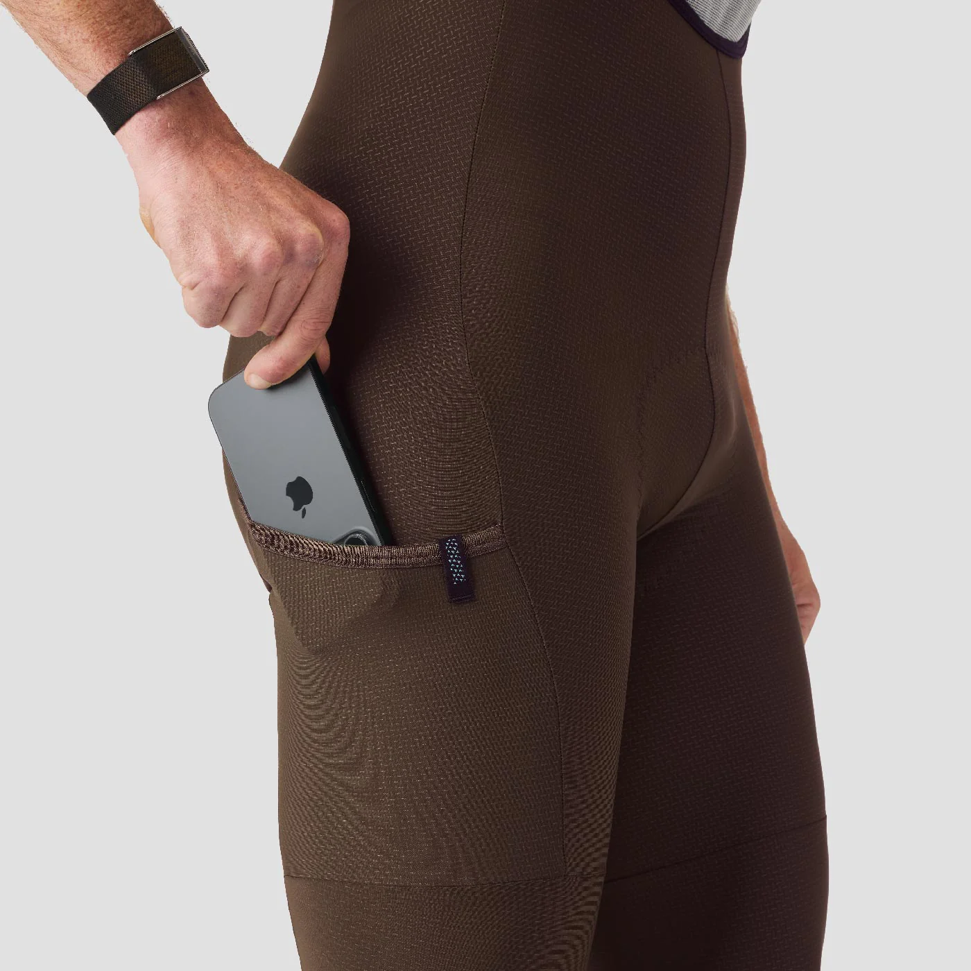 Men's Lightweight Cargo Bib Tight - Espresso - Image 3