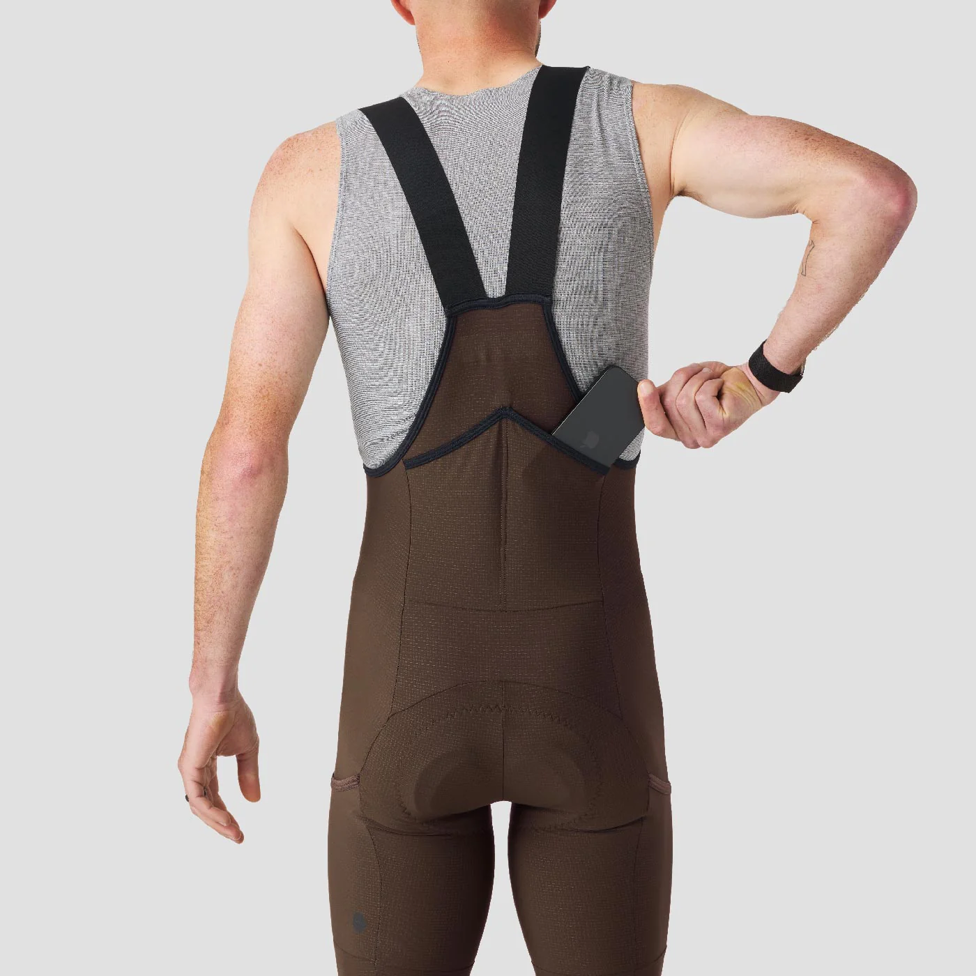 Men's Lightweight Cargo Bib Tight - Espresso - Image 4