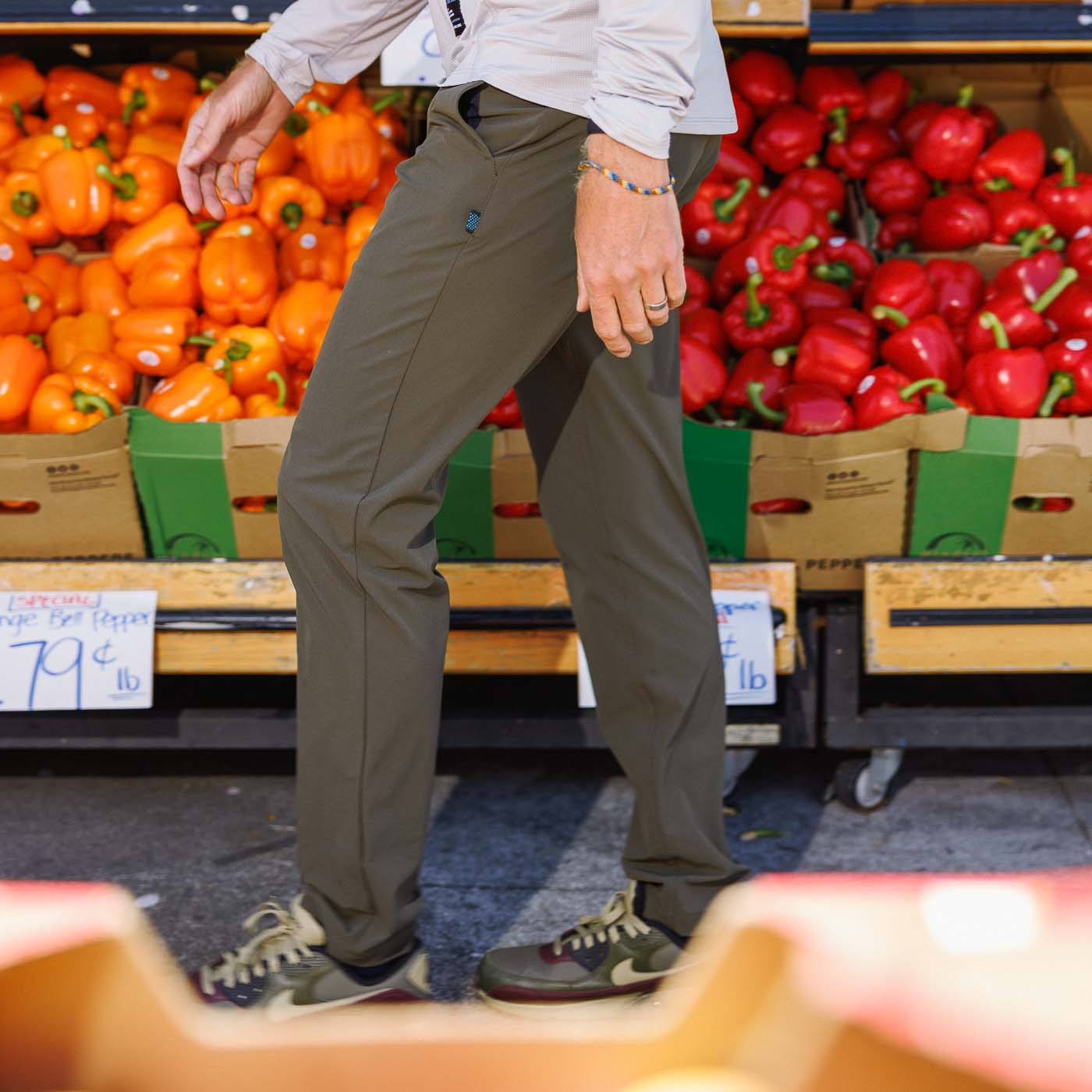 Men's Lightweight Mission Pants - Olive - Image 5