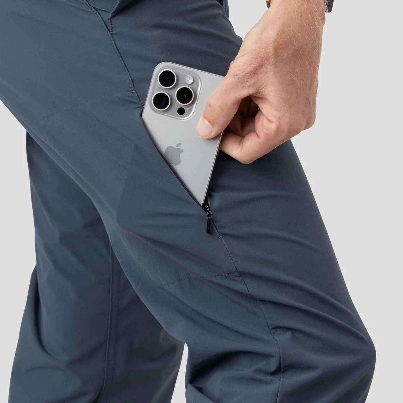 Men's Lightweight Mission Pants - Stone Blue - Image 4