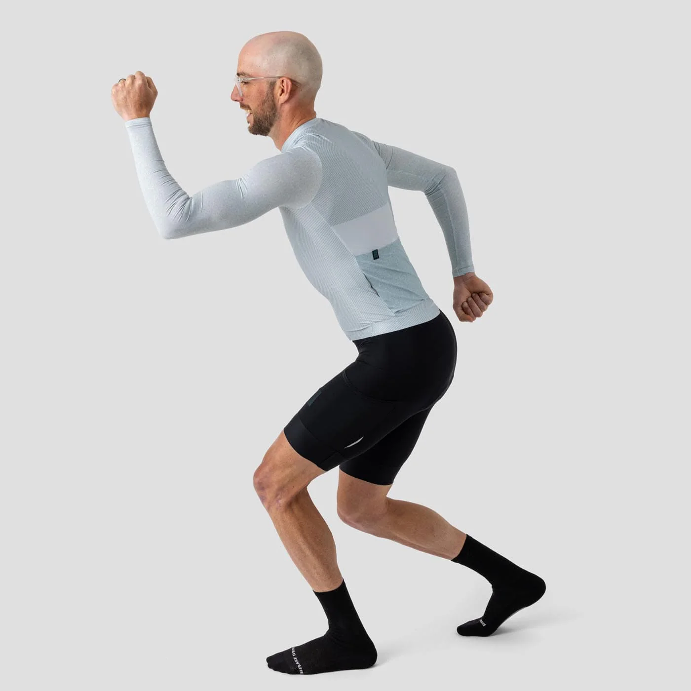 Men's Long Sleeve Park Jersey - Fog - Image 3