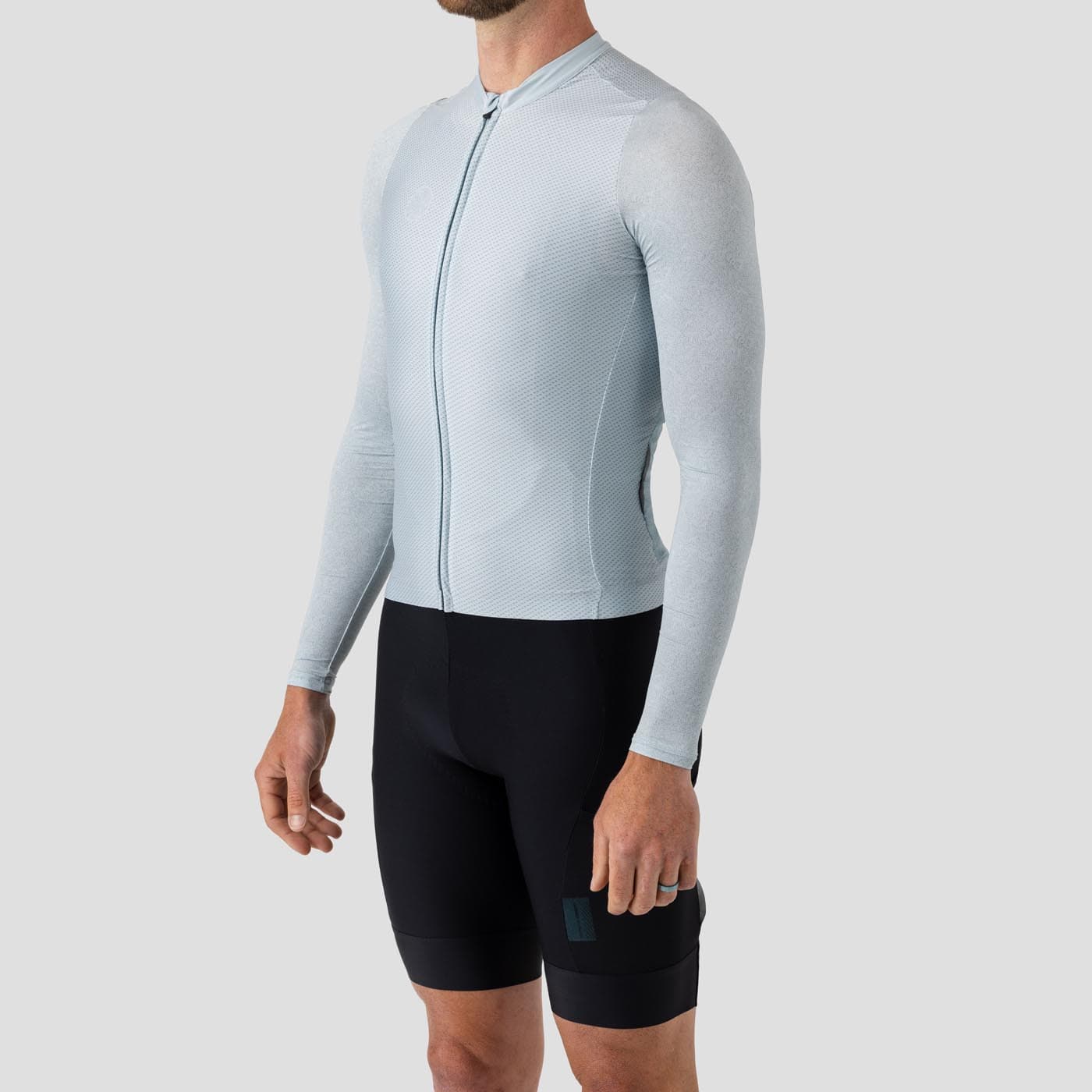 Men's Long Sleeve Park Jersey - Fog - Image 5
