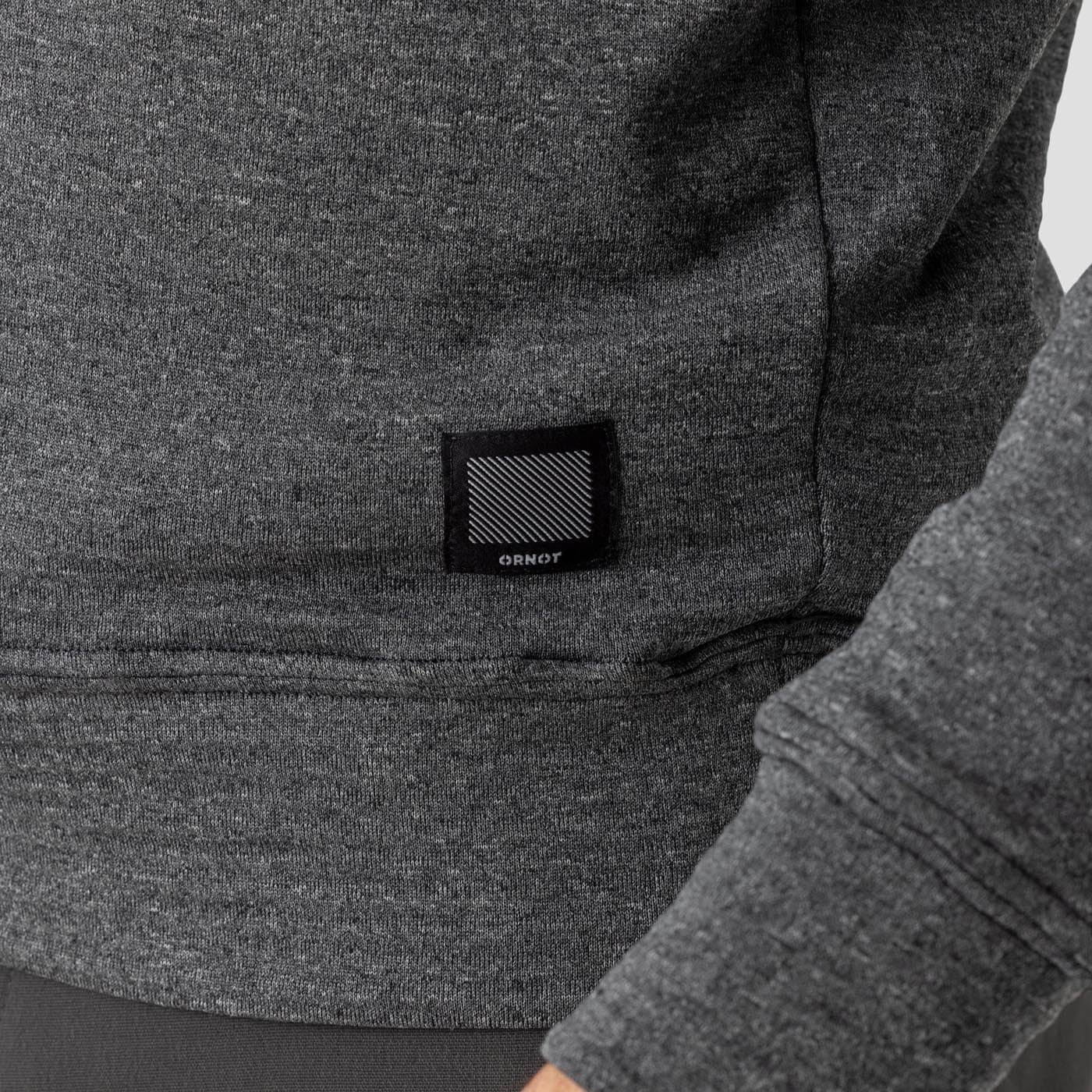Men's Merino Gravel Sweater - Charcoal - Image 5