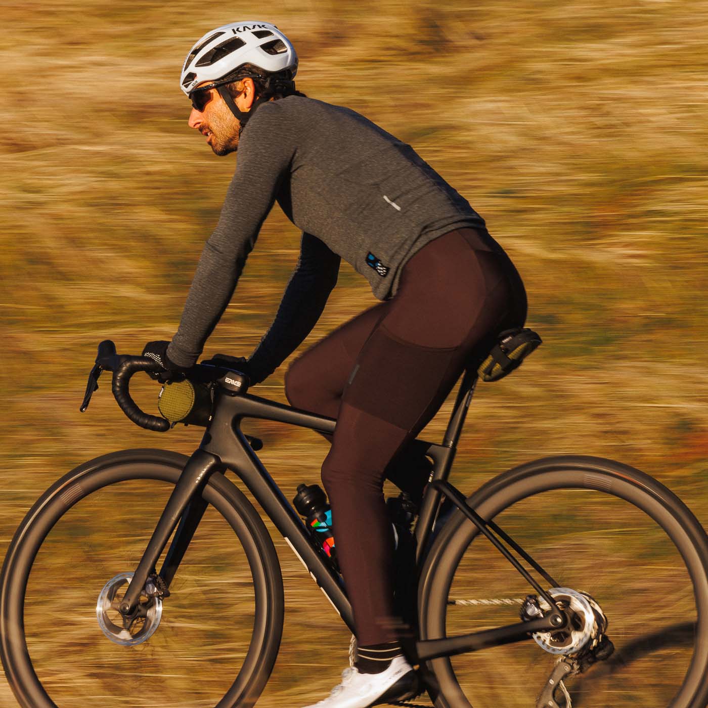 Men's Merino Grid Thermal Jersey - Charcoal - Image 5