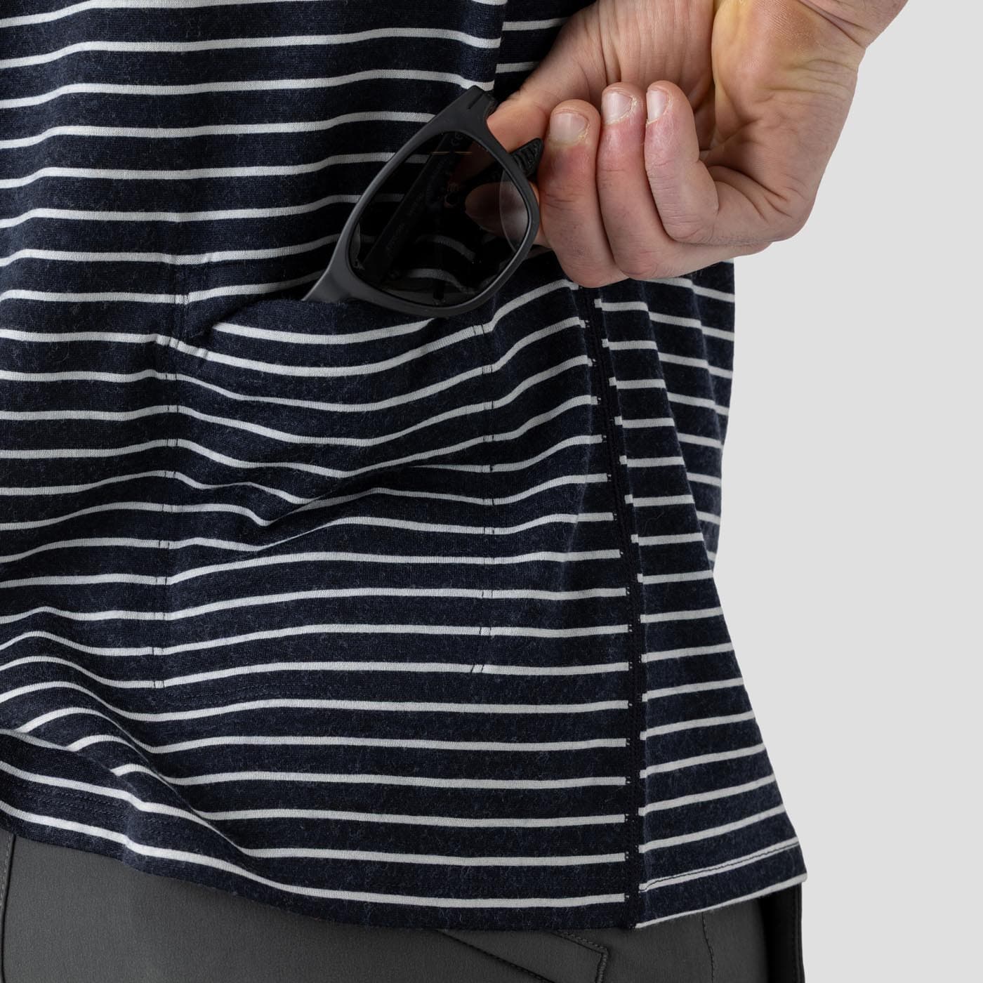 2025 Men's Merino Riding Shirt - Indigo Line - Image 4