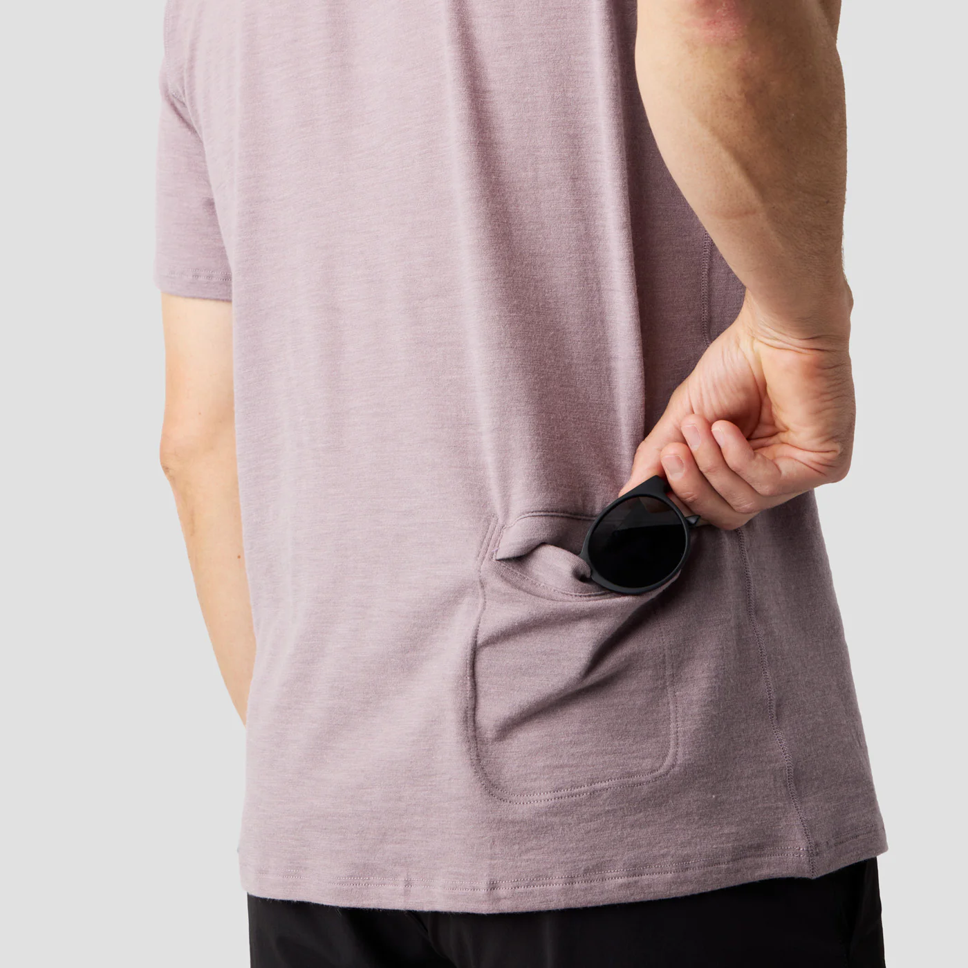 Men's Merino Riding Shirt - Lavender - Image 5