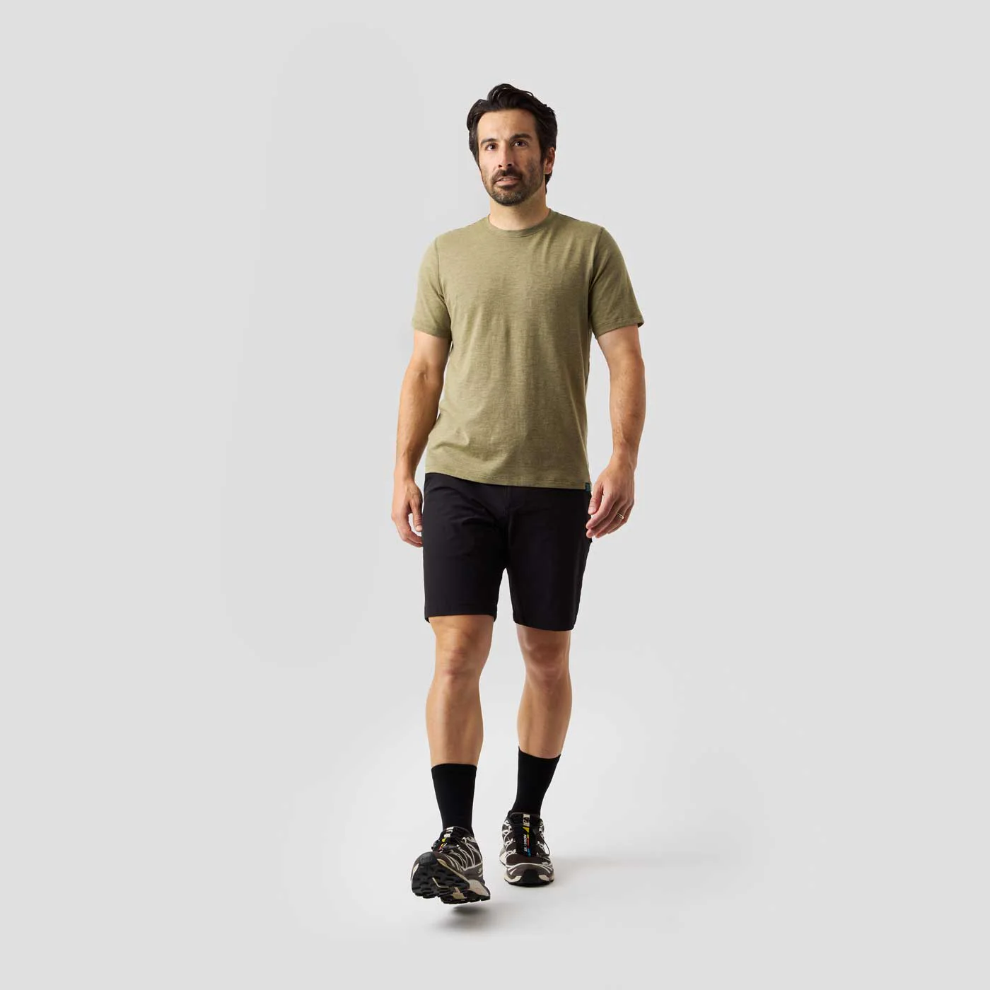 Men's Merino Riding Shirt - Olive - Image 6