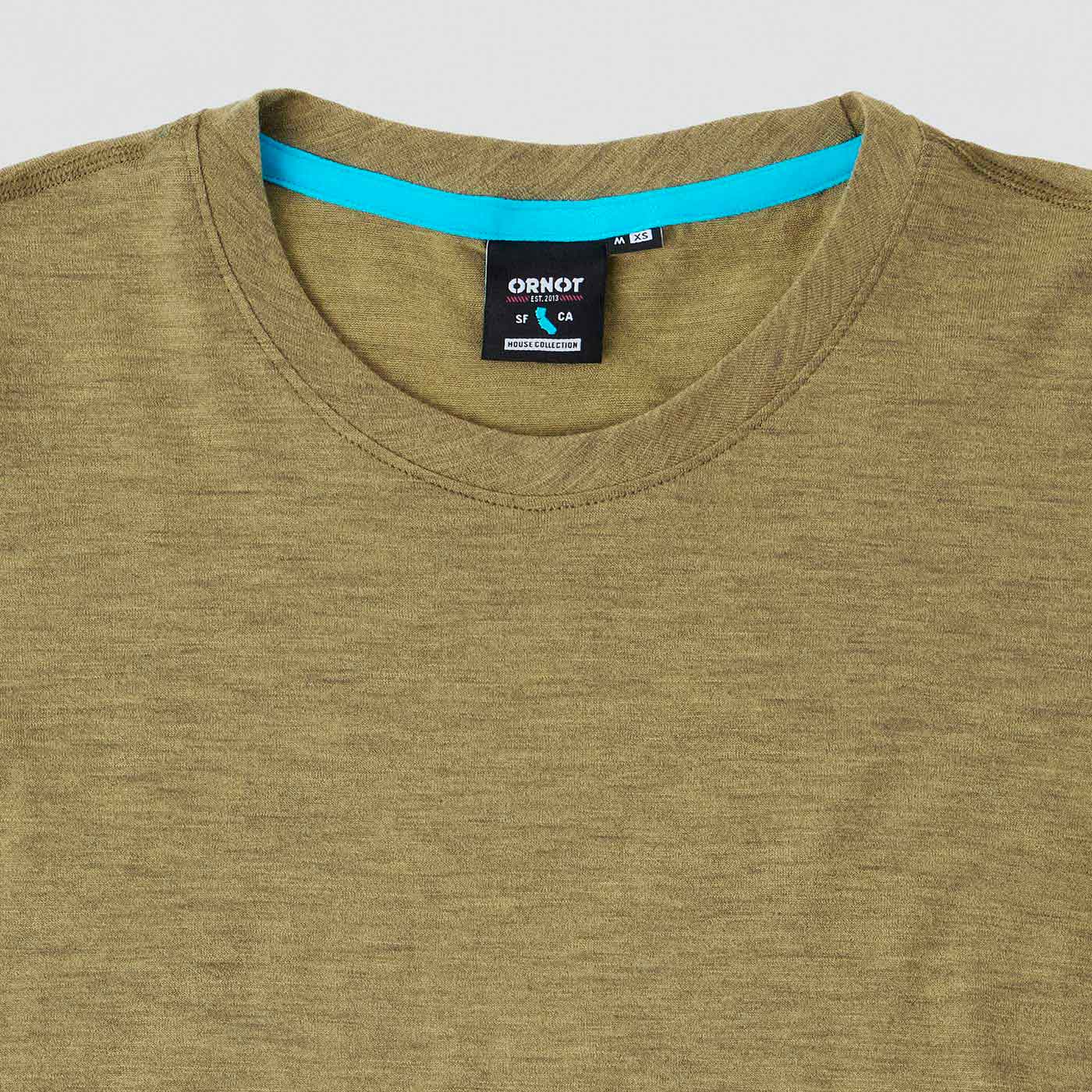Men's Merino Riding Shirt - Olive - Image 7
