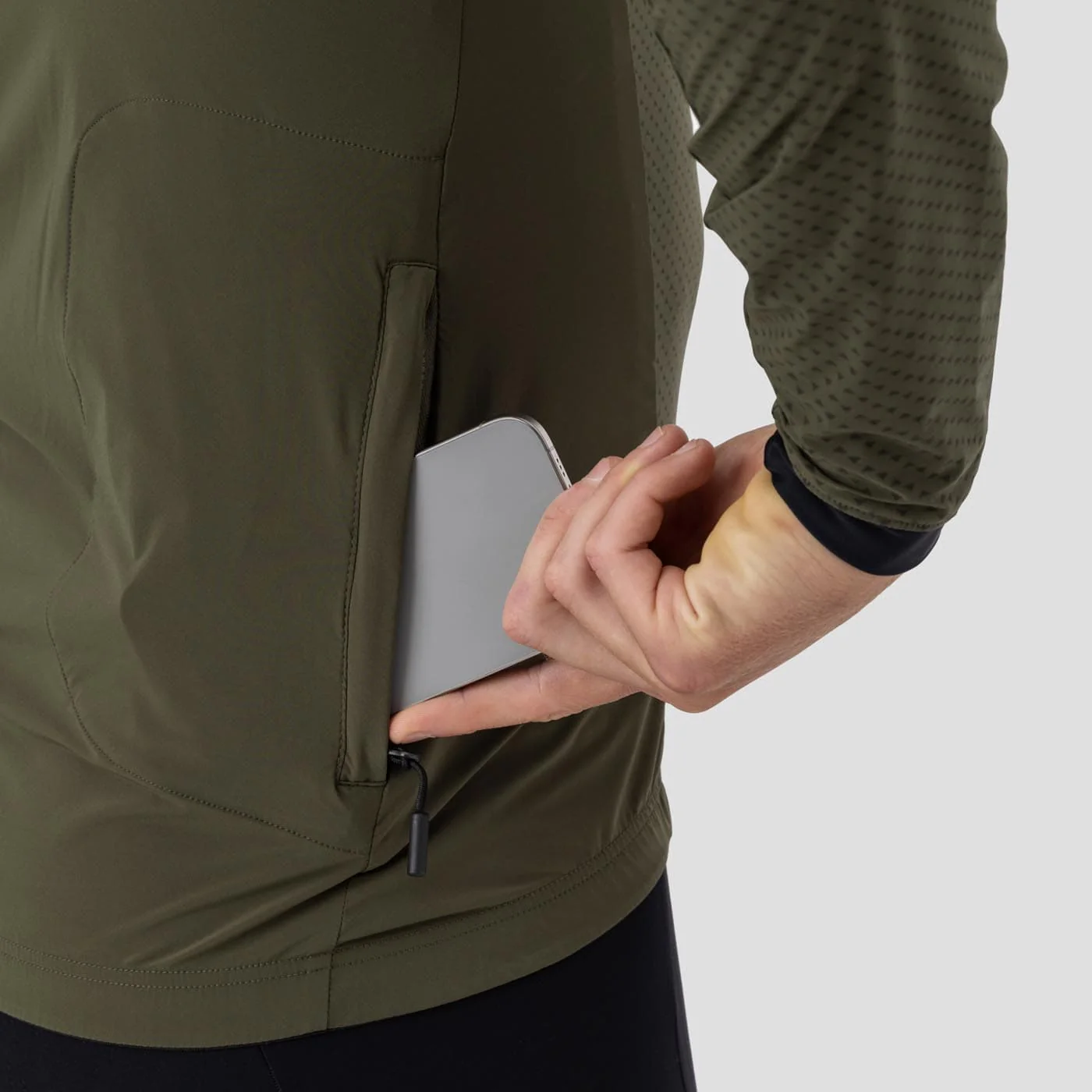 Men's Micro Climate Jacket - Olive - Image 8