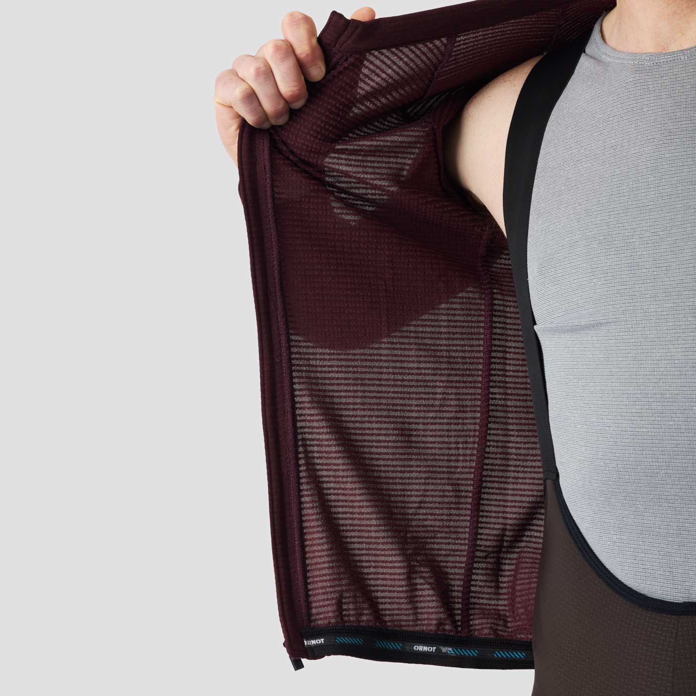 Men's Long Sleeve Micro Grid Jersey - Nightshady - Image 2
