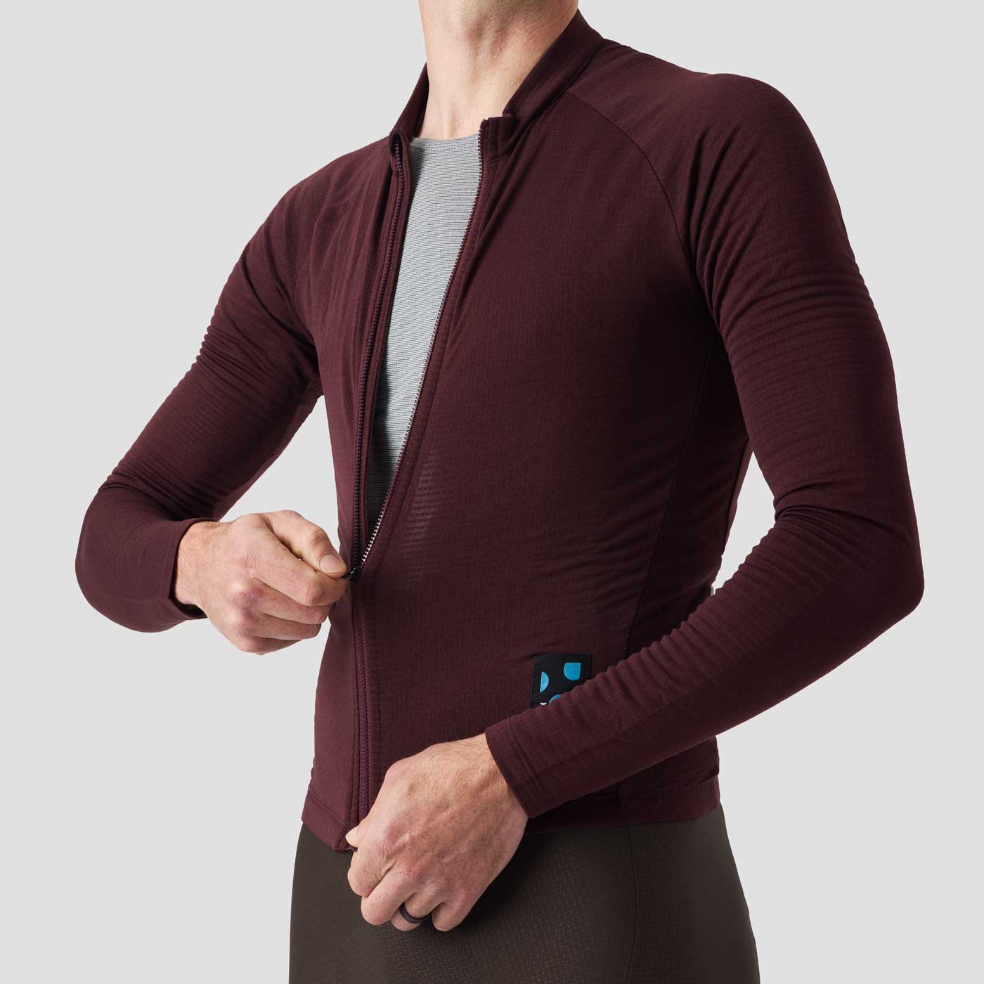 Men's Long Sleeve Micro Grid Jersey - Nightshady - Image 7
