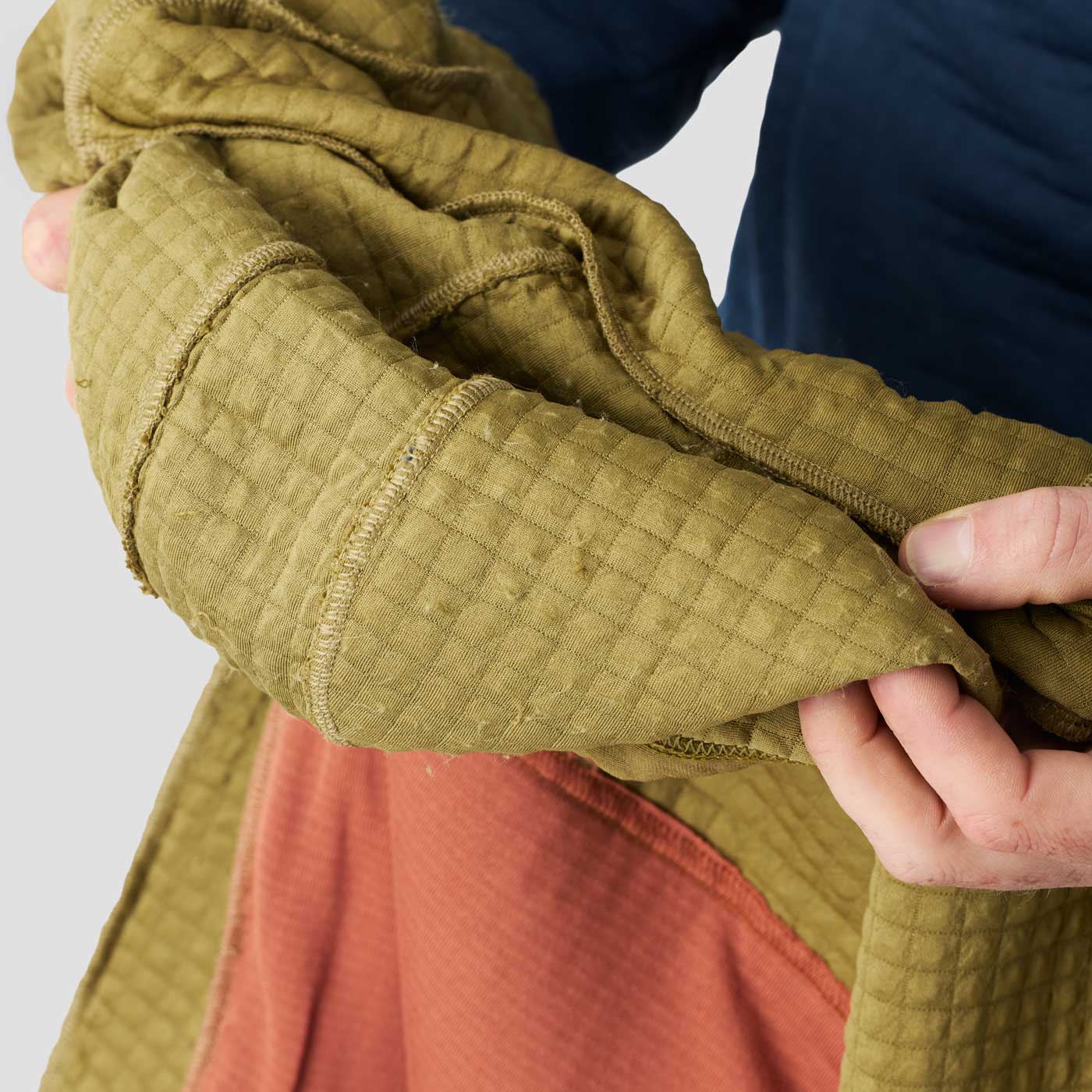 Men's Power Air Hooded Pullover - Mosswood (cosmetic blem) - Image 4