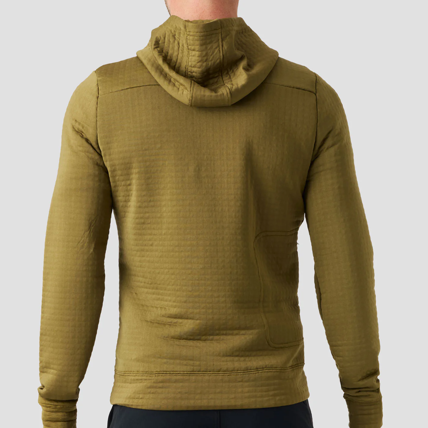 Men's Power Air Hooded Pullover - Mosswood (cosmetic blem) - Image 8