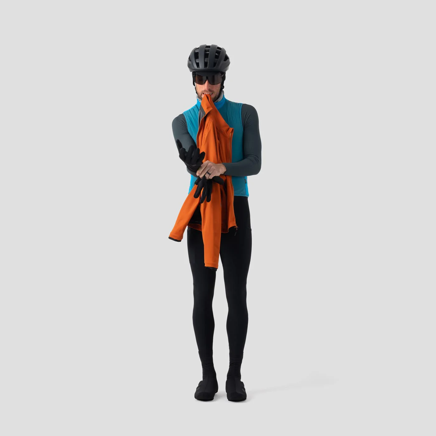 Men's Super Thermal Cargo Bib Tight - Obsidian - Image 2