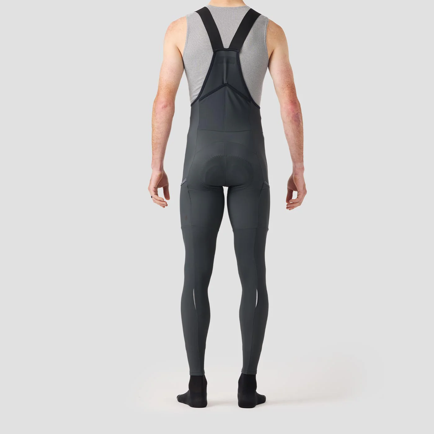 Men's Thermal Cargo Bib Tight - Slate - Image 6
