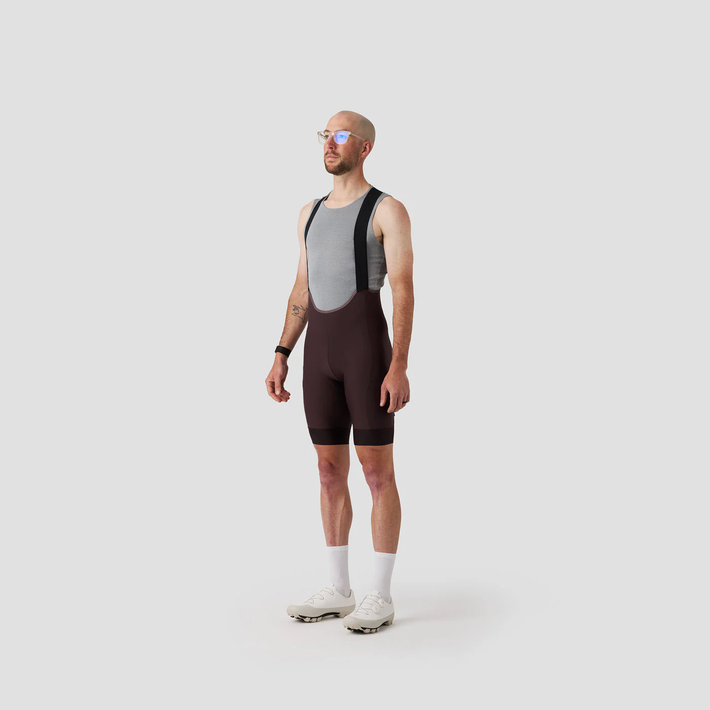 Men's Cargo Bib Short - Plum - Image 6