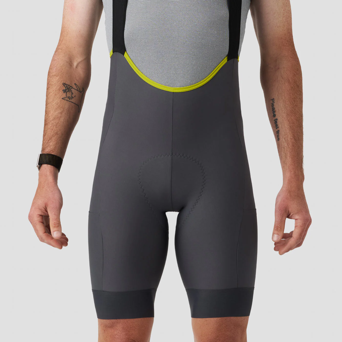 Men's Cargo Bib Short - Slate - Image 9