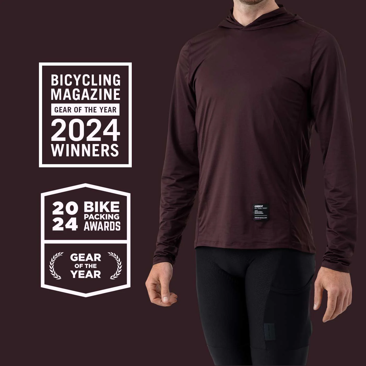 Men's UV Hooded Trail Shirt - Nightshady - Image 4