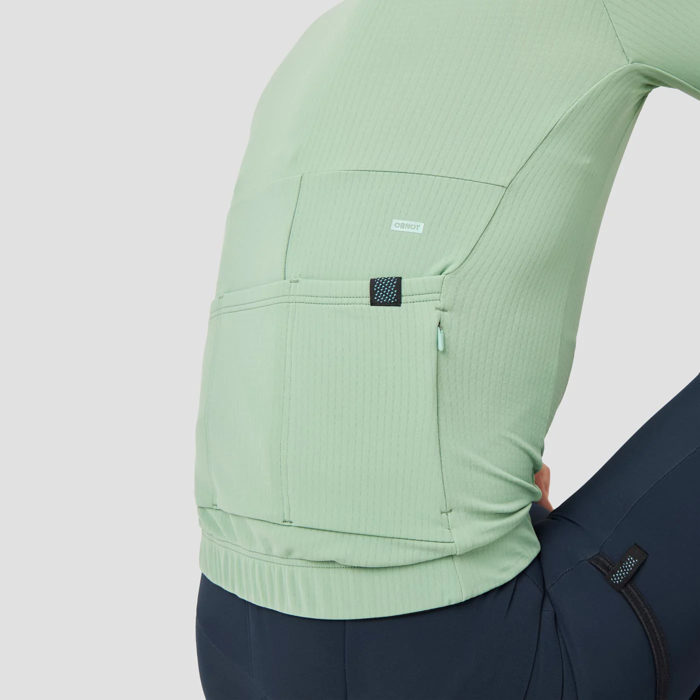 Men's Waffle Grid Thermal Jersey - Mint - Image 4