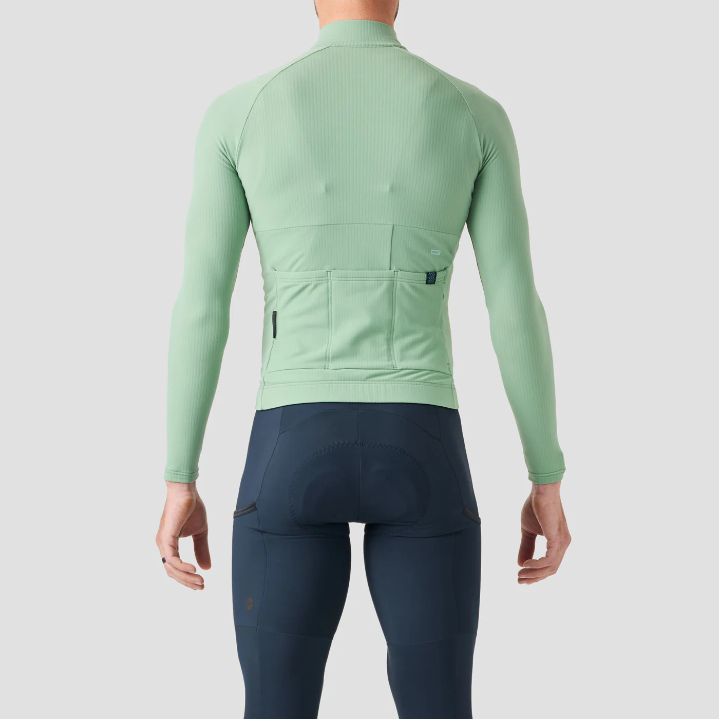 Men's Waffle Grid Thermal Jersey - Mint - Image 6