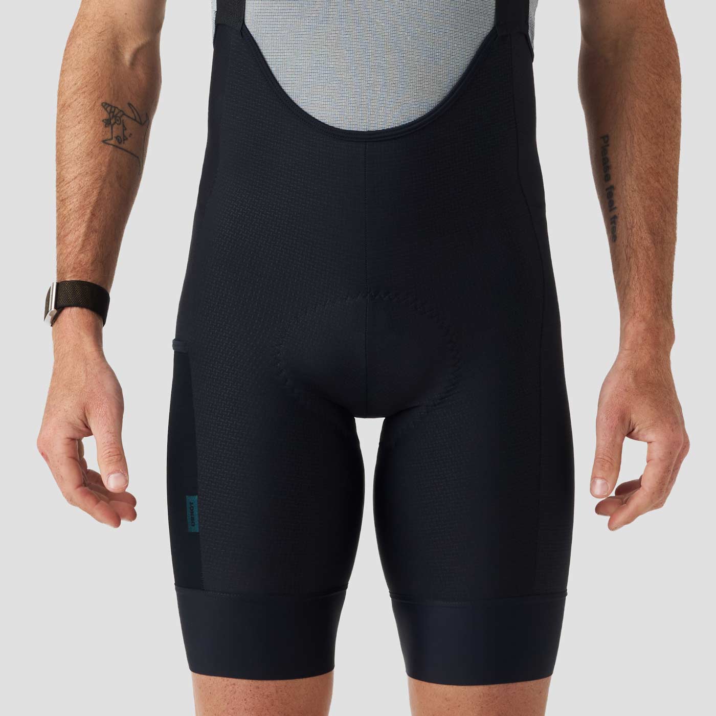 Men's Work Bib Short - Black - Image 2
