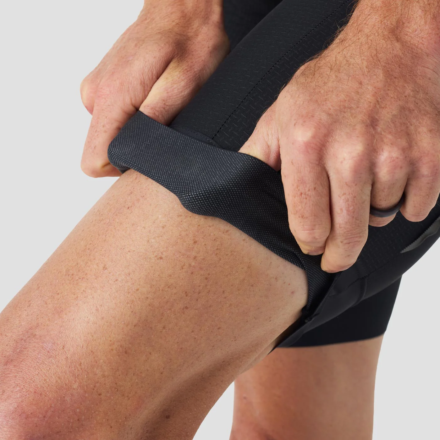 Men's Work Bib Short - Black - Image 7