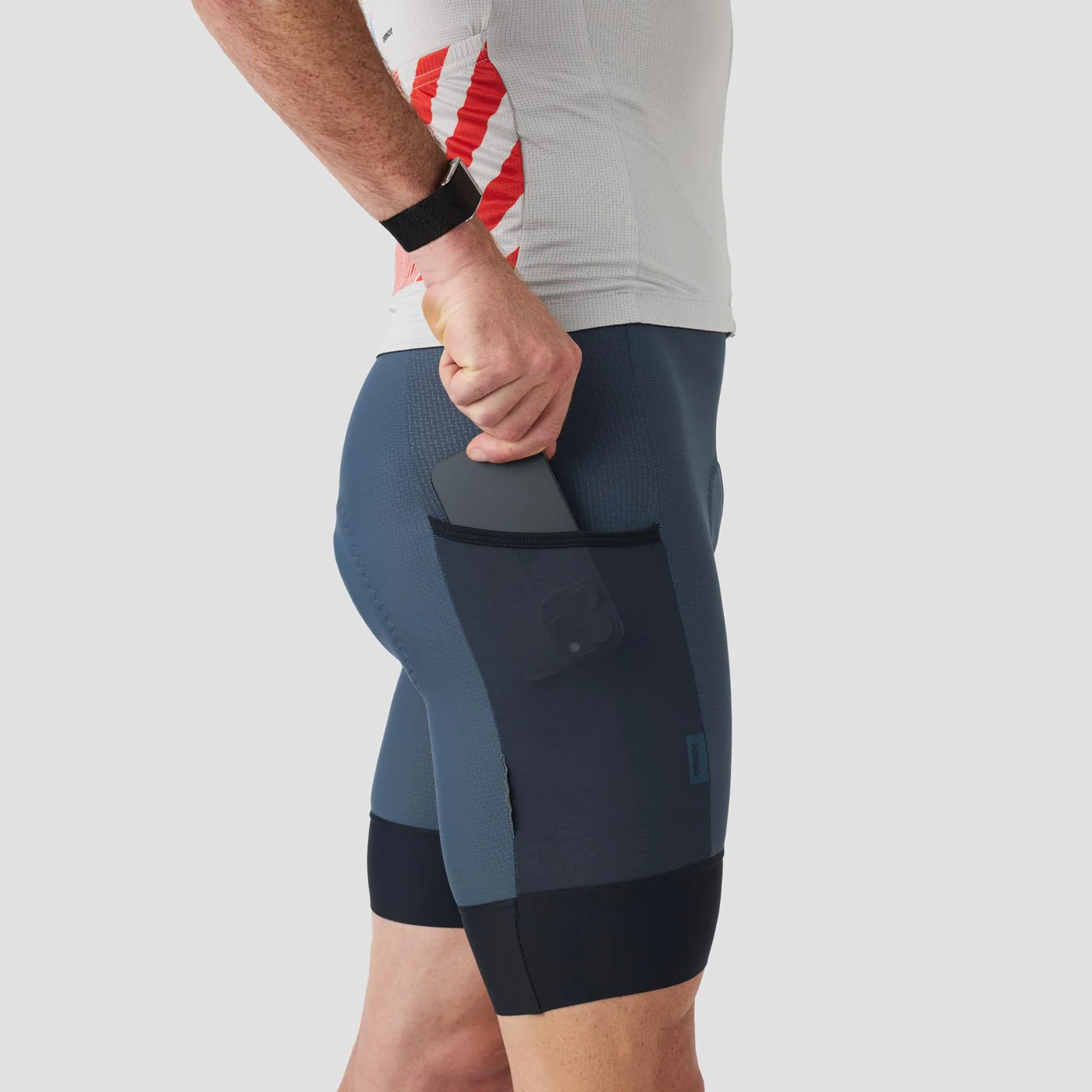 Men's Work Bib Short - Stone Blue - Image 4