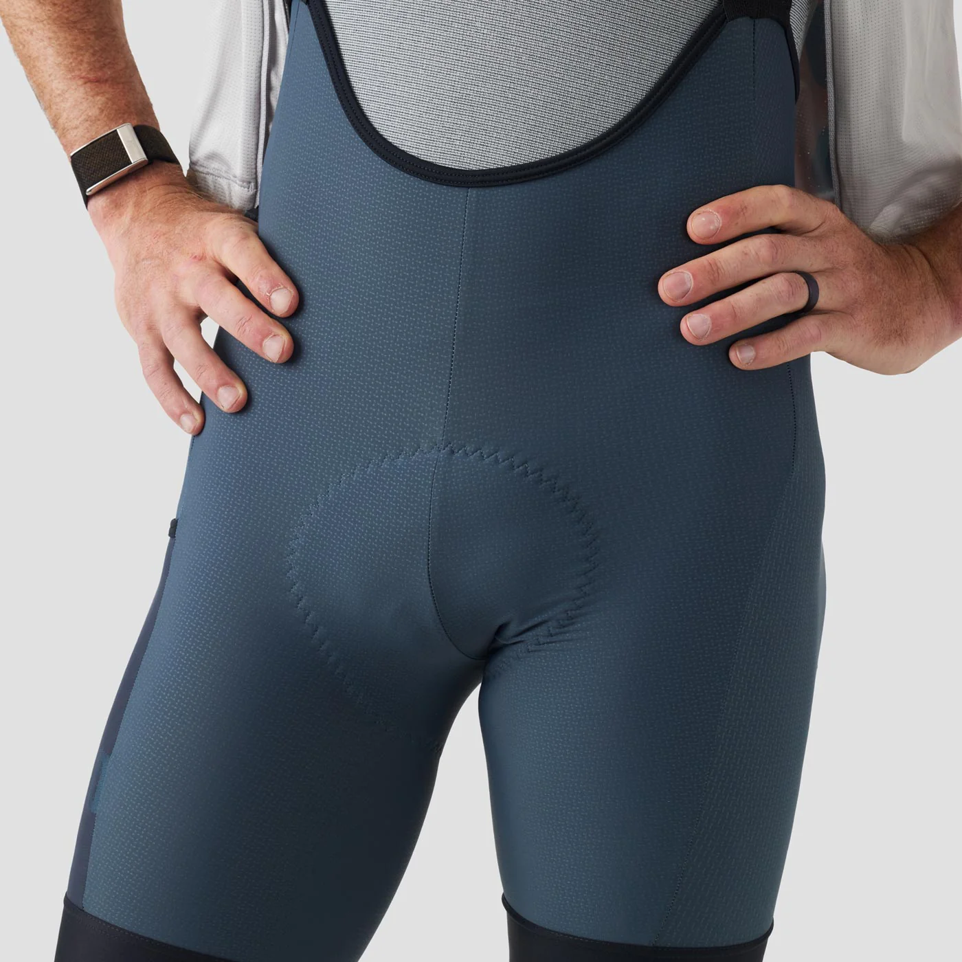 Men's Work Bib Short - Stone Blue - Image 6