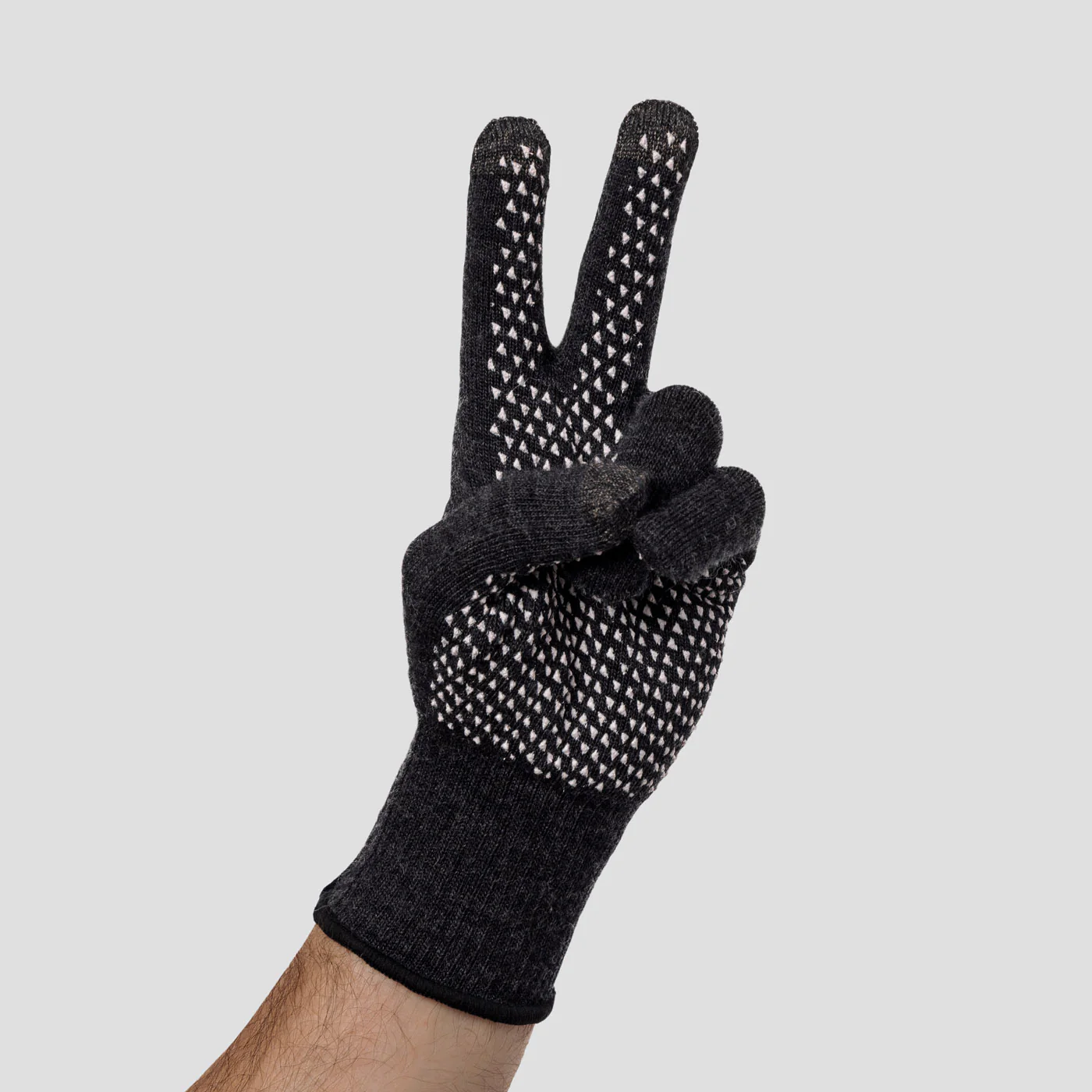 Merino Gloves - Charcoal - Image 5