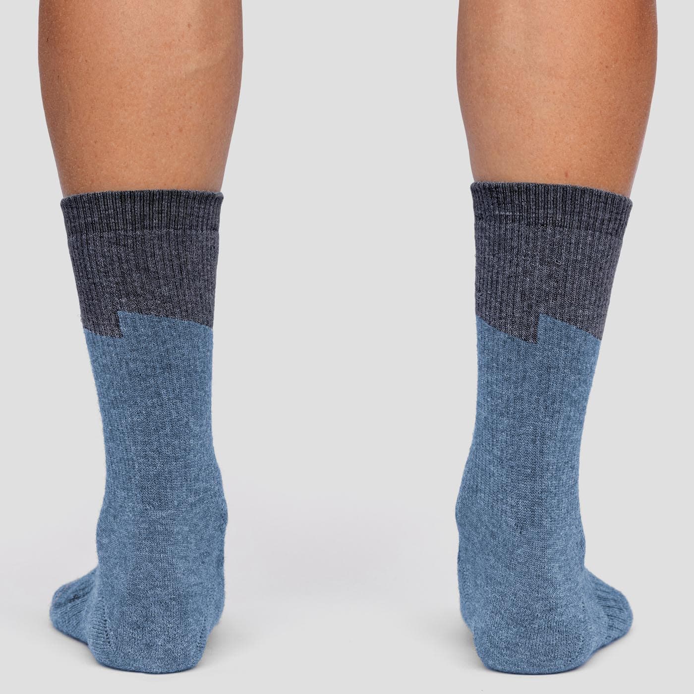 Winter Merino Bolt Sock - Sapphire - Image 3
