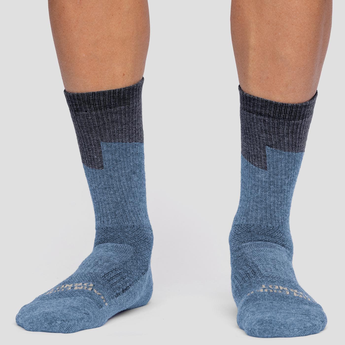 Winter Merino Bolt Sock - Sapphire - Image 4