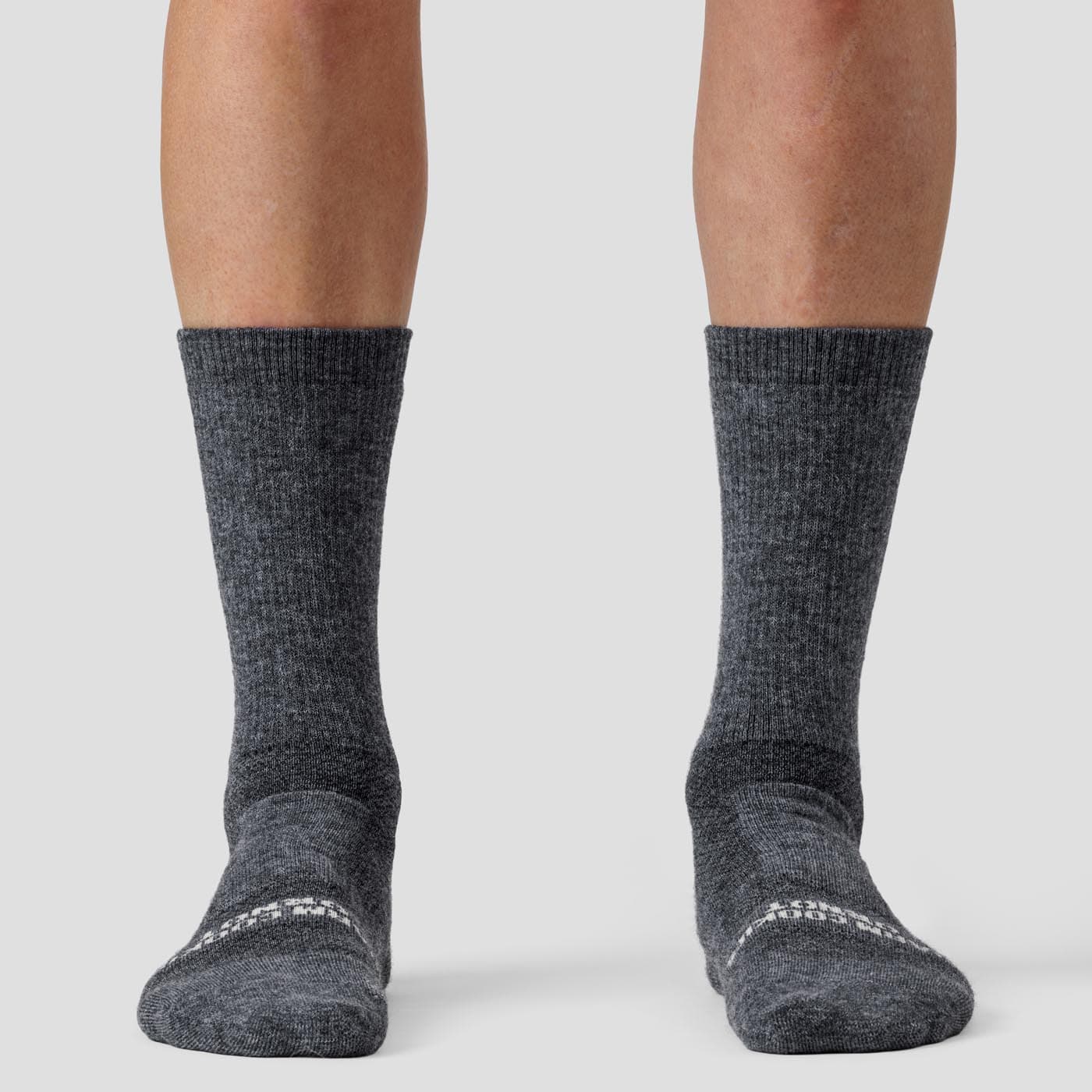 Winter Merino Max Sock - Charcoal - Image 3