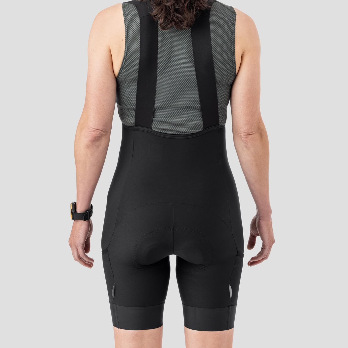 2025 Women's Droptail Cargo Bib Short - Black - Image 10