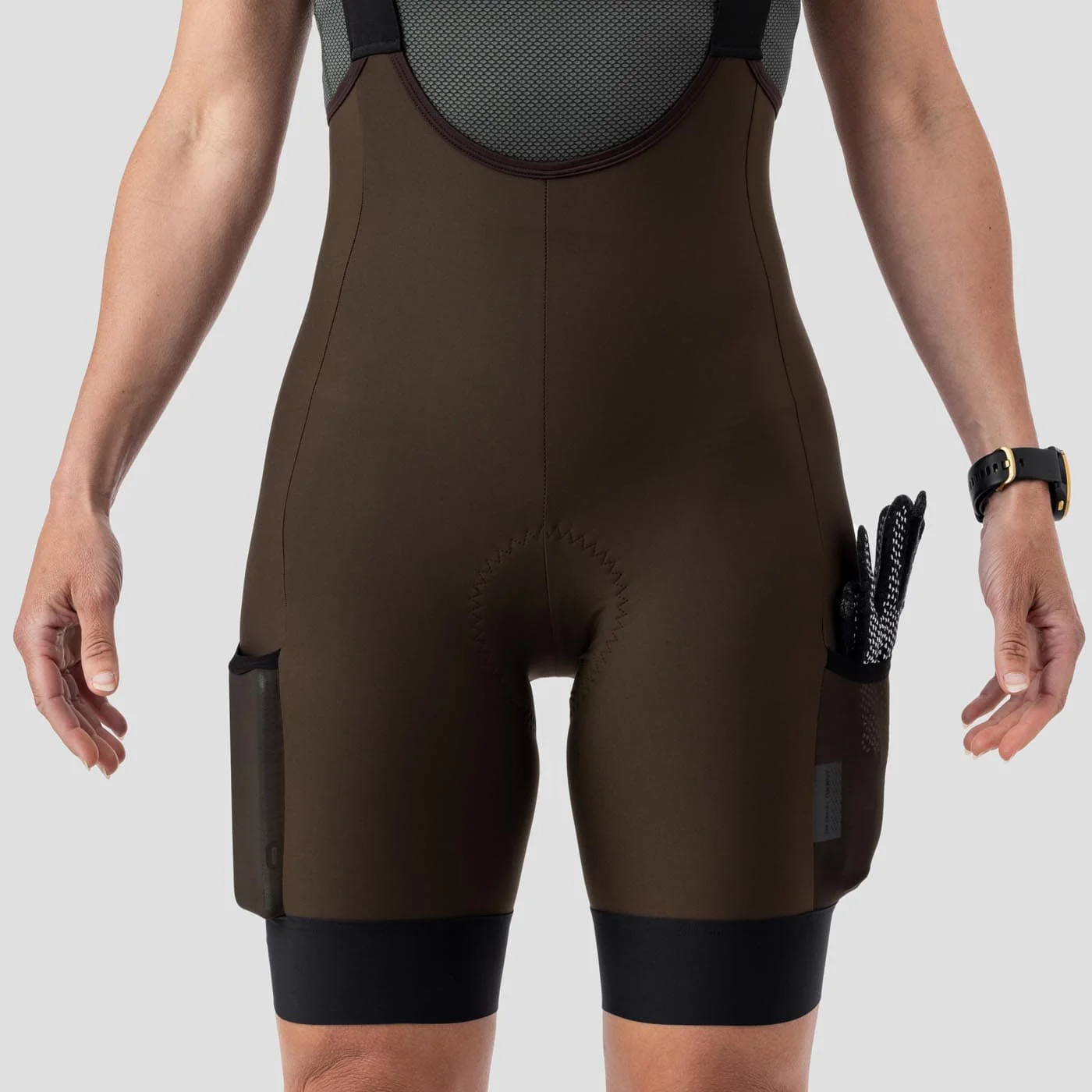 2025 Women's Droptail Cargo Bib Short - Cortado - Image 4