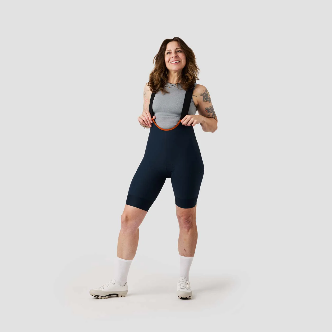 Women's Droptail Cargo Bib Short - Midnight Blue - Image 7
