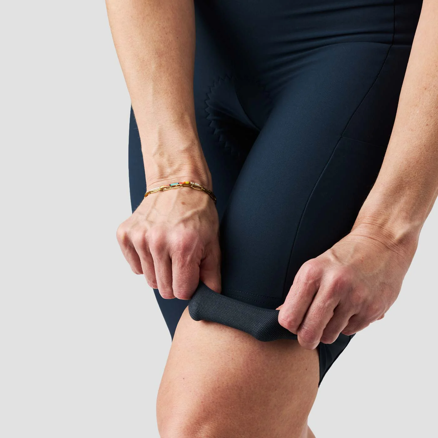 Women's Droptail Cargo Bib Short - Midnight Blue - Image 8