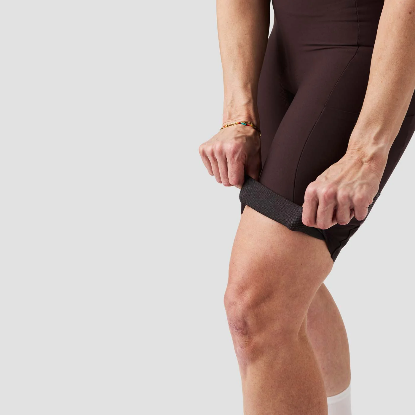Women's Droptail Cargo Bib Short - Plum - Image 8