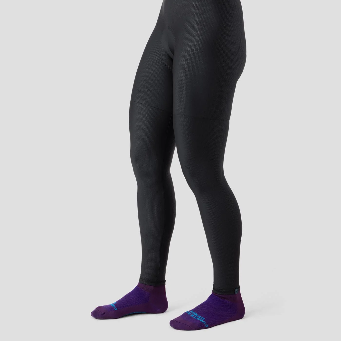 Women's Lightweight Droptail Bib Tight - Obsidian - Image 12