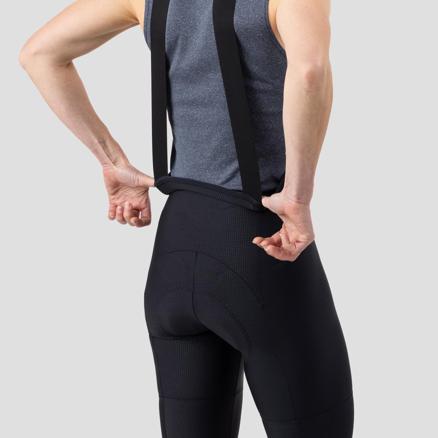 Women's Lightweight Droptail Bib Tight - Obsidian - Image 4