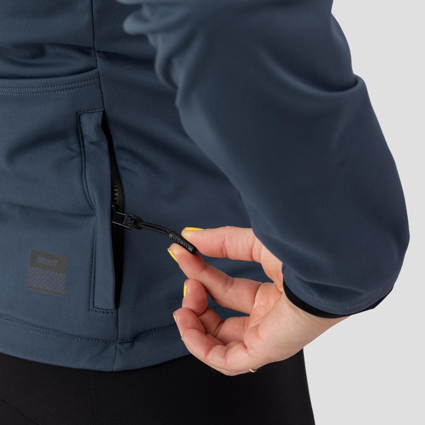Women's Magic Shell Jacket - Stone Blue - Image 5
