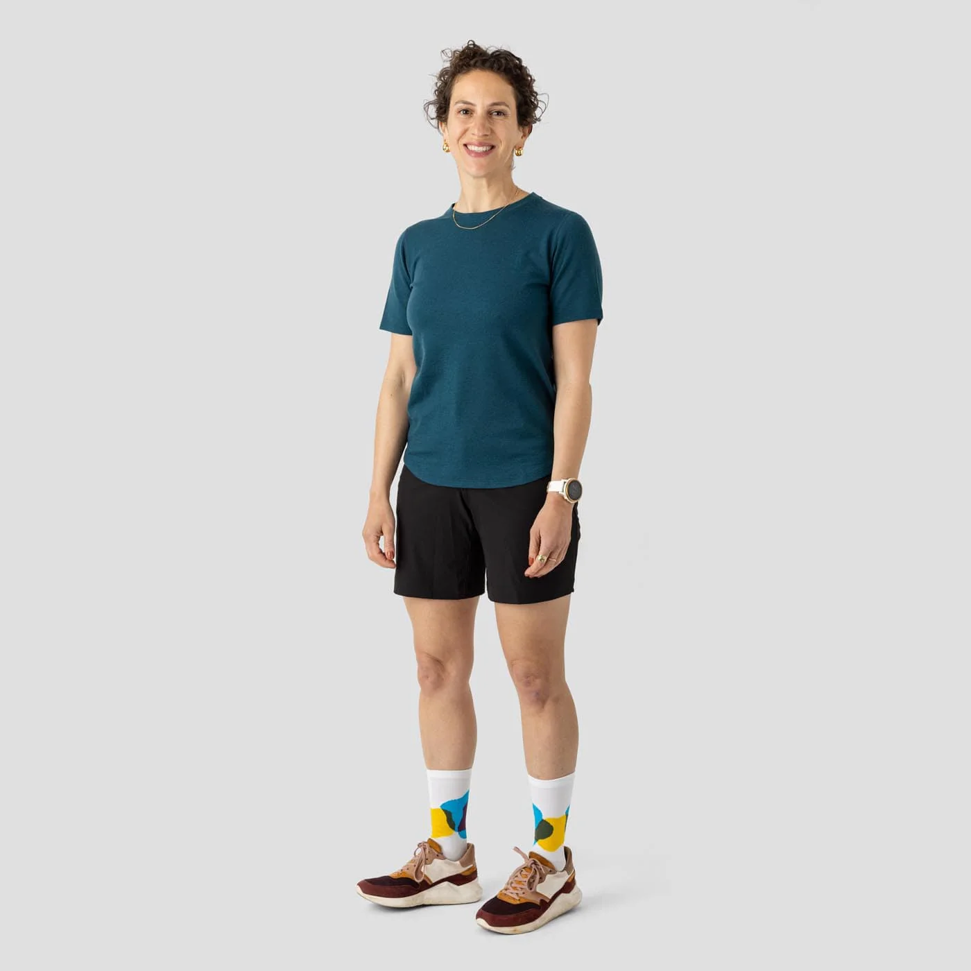 2025 Women's Merino Riding Shirt - Emerald - Image 7
