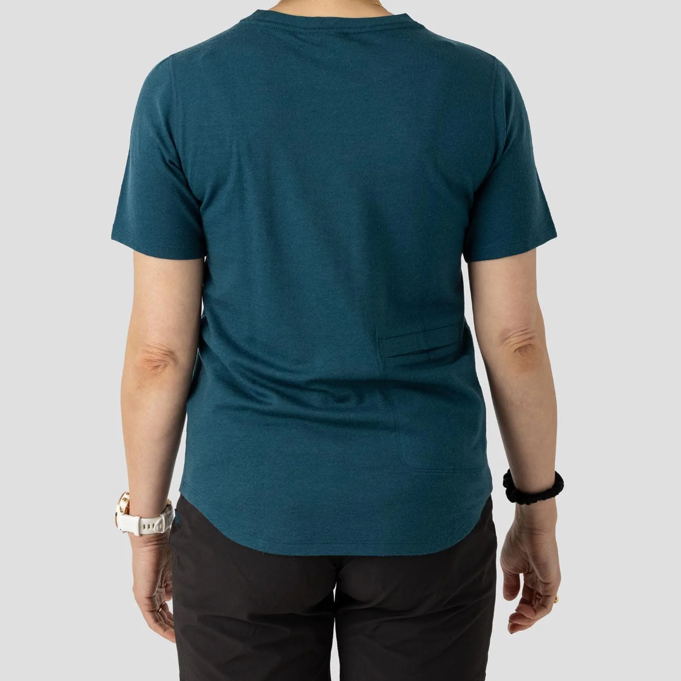 2025 Women's Merino Riding Shirt - Emerald - Image 9